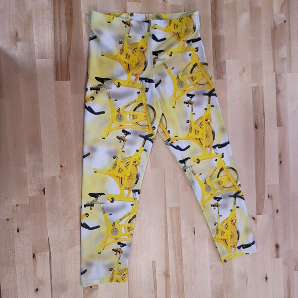 Zara Terez for SOULCYCLE Leggings Bike Bicycle Yellow Ladies S Ride Studio NYC - Picture 2 of 7